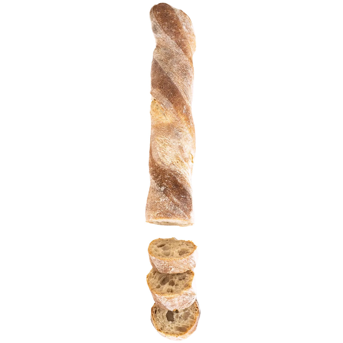 Baguette torsadée campagne