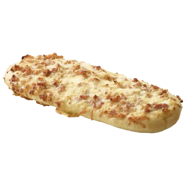 Bacon, cream and onion Fougasse