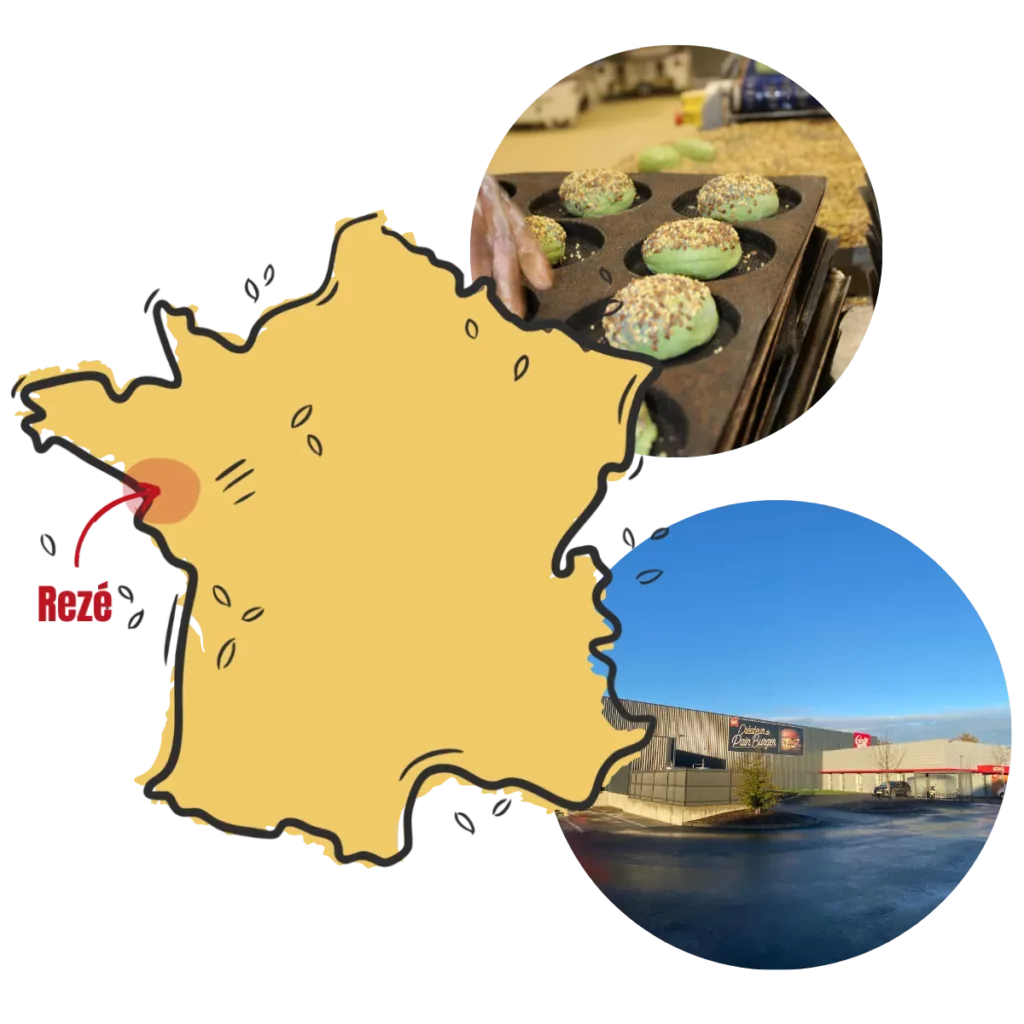 Carte de France Crativ'Burger