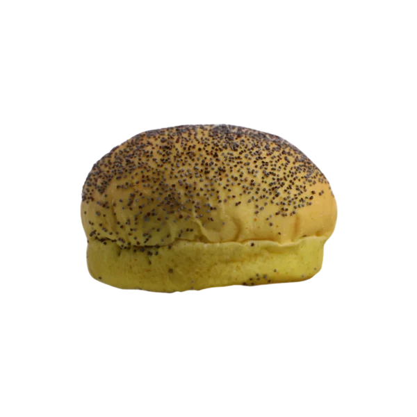 Curry Poppy Burger Bun 100g