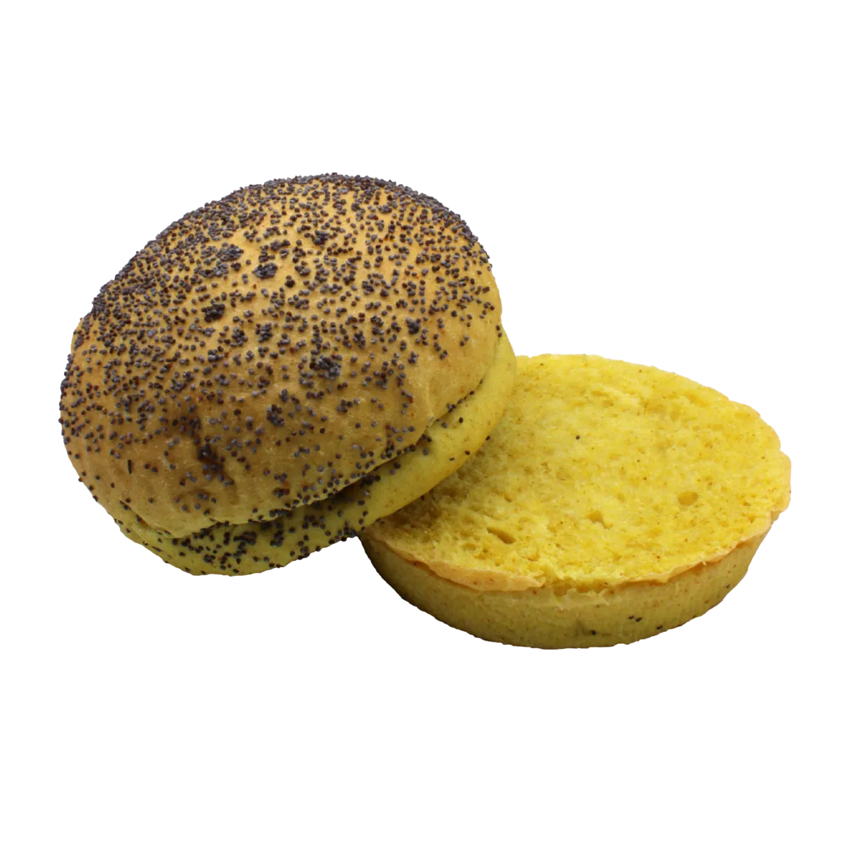 Curry Poppy Burger Bun