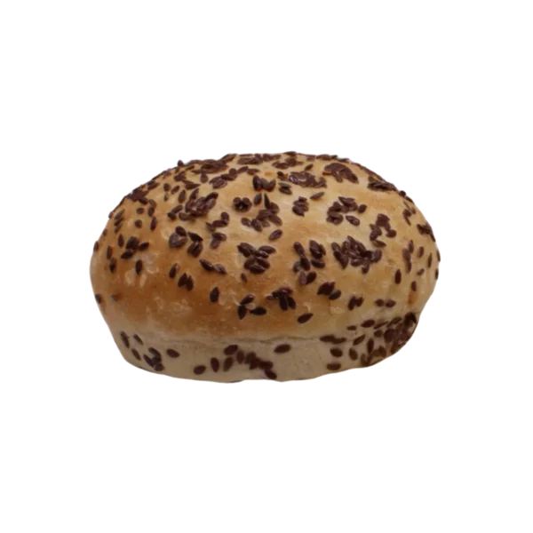 Onion & Brown Flax Burger Bun