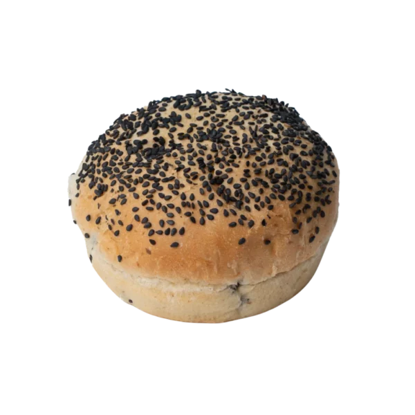 Pain burger aux olives noires